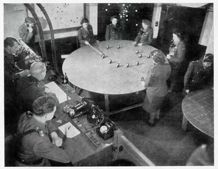 Framed Print : WW2 - Operations Room of the 1st Anti-Aircraft Division Framed Print : WW2 - Operations Room of the 1st Anti-Aircraft Division