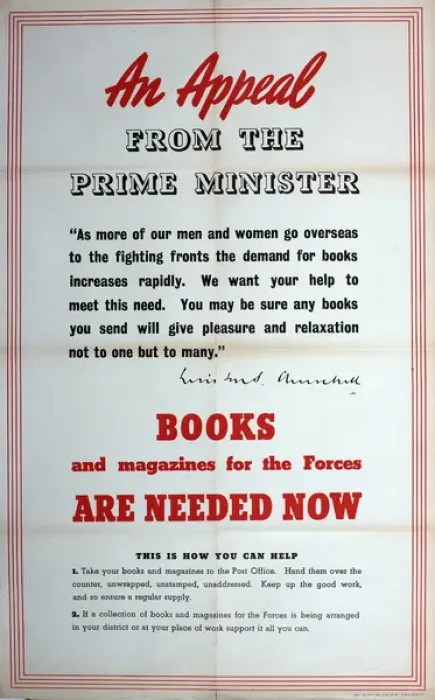Framed Print : WW2 poster, Books are needed now Framed Print : WW2 poster, Books are needed now