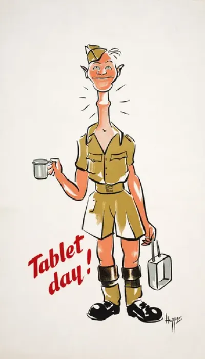 Framed Print : WW2 Poster -- Tablet day Framed Print : WW2 Poster -- Tablet day