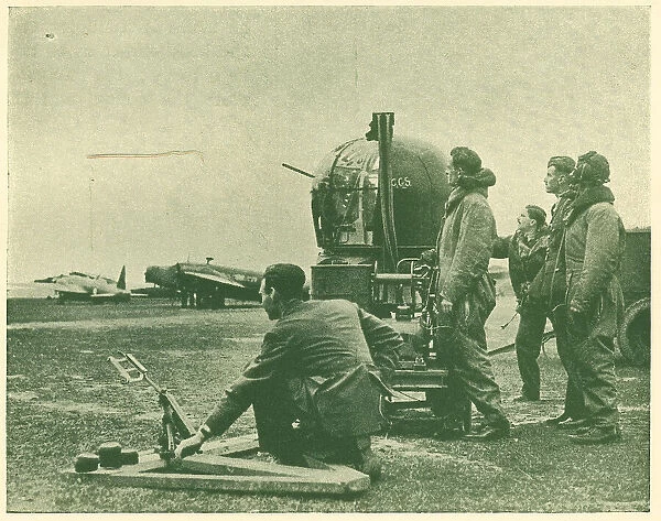 WW2 - R. A. F. Air Gunnery Training