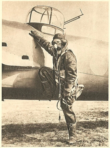 WW2 - R. A. F. Airman Fully Equipped