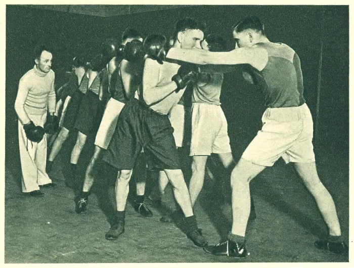 Framed Print : WW2 - R. A. F. Boxing Instruction Framed Print : WW2 - R. A. F. Boxing Instruction