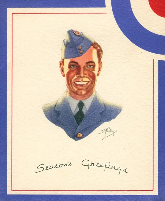 Framed Print : WW2 R. A. F. Christmas Card Framed Print : WW2 R. A. F. Christmas Card