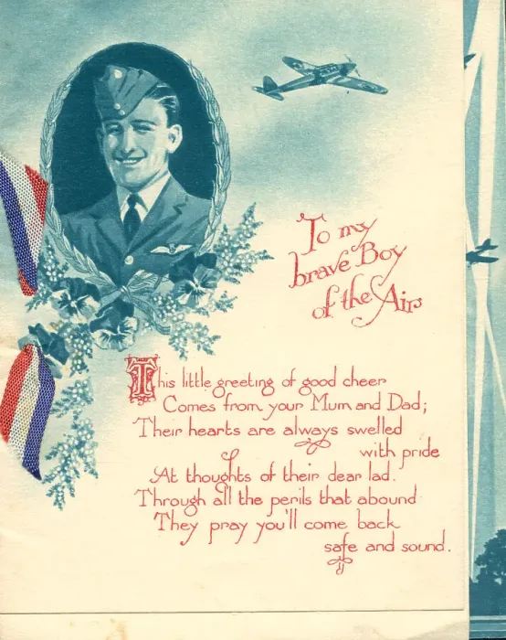 Framed Print : WW2 R. A. F. Greetings Card Framed Print : WW2 R. A. F. Greetings Card
