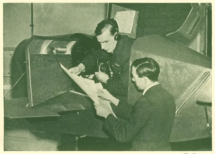 Framed Print : WW2 - R. A. F Pilot Receives His Charts Framed Print : WW2 - R. A. F Pilot Receives His Charts