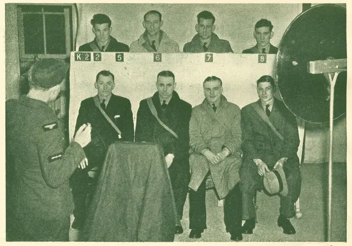 Framed Print : WW2 - R. A. F. Recruits Photographed Framed Print : WW2 - R. A. F. Recruits Photographed