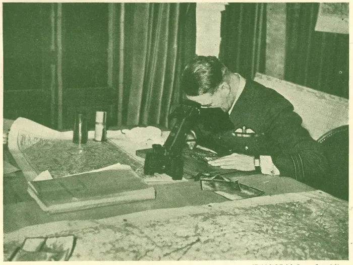 Framed Print : WW2 - R. A. F. Studying The Pictures Framed Print : WW2 - R. A. F. Studying The Pictures