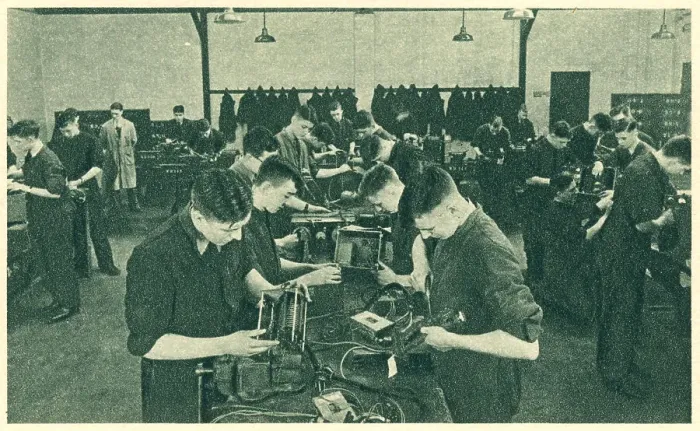 Framed Print : WW2 - R. A. F. Wireless Operator Workshop Framed Print : WW2 - R. A. F. Wireless Operator Workshop