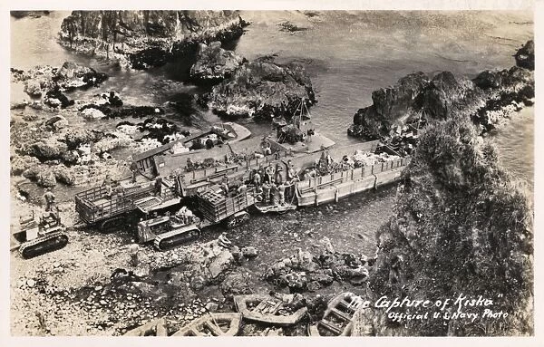 WW2 - The re-capture of the Island of Kiska, Alaska