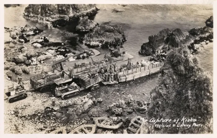 Framed Print : WW2 - The re-capture of the Island of Kiska, Alaska Framed Print : WW2 - The re-capture of the Island of Kiska, Alaska