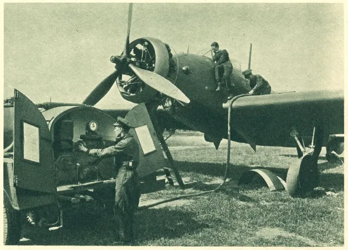Framed Print : WW2 - Refuelling A Wellesley Bomber Framed Print : WW2 - Refuelling A Wellesley Bomber