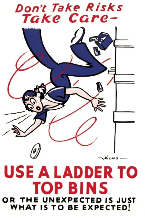 Framed Print : WW2 safety poster, Don t Take Risks, Take Care Framed Print : WW2 safety poster, Don t Take Risks, Take Care
