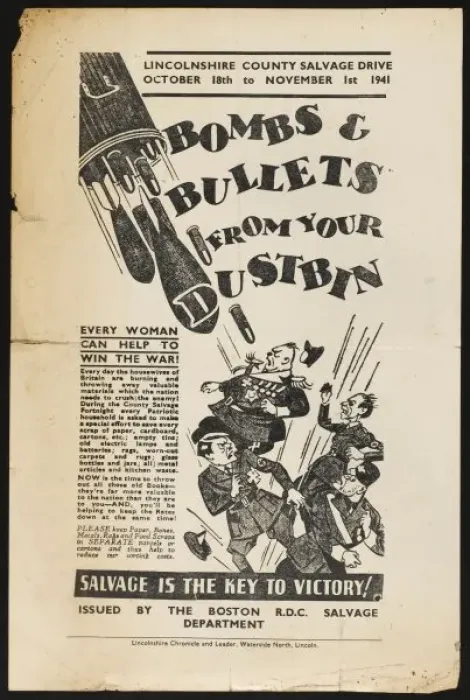 Framed Print : Ww2 Salvage Handbill Framed Print : Ww2 Salvage Handbill