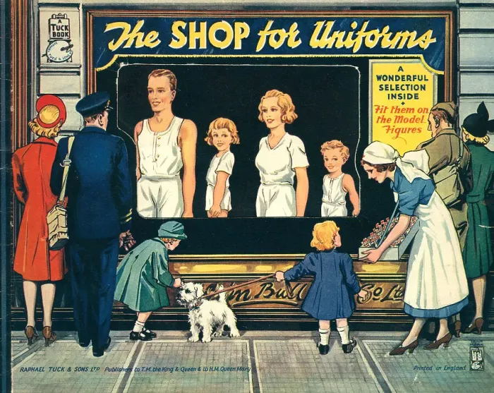 Framed Print : WW2 - The Shop For Uniforms Framed Print : WW2 - The Shop For Uniforms