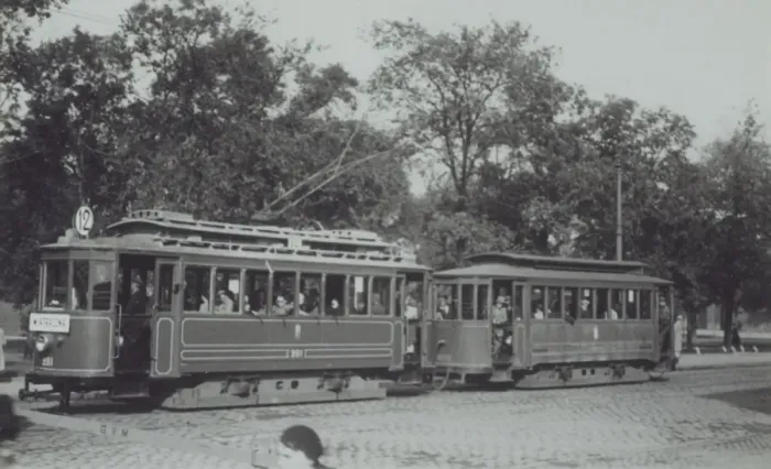 Framed Print : WW2 - Tram - Warsaw, Poland Framed Print : WW2 - Tram - Warsaw, Poland