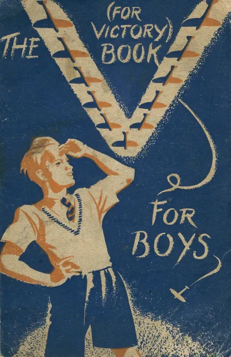 Framed Print : WW2 - The V For Victory Book For Boys Framed Print : WW2 - The V For Victory Book For Boys