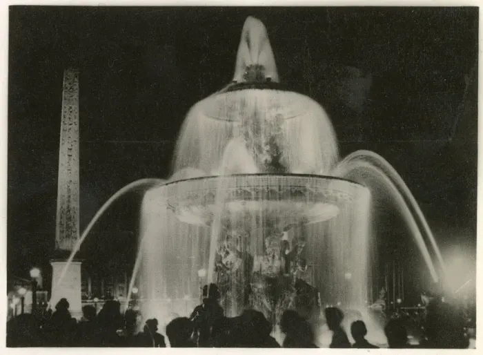 Framed Print : WW2 - Victory Celebrations in Paris, France - Place de la Concorde glitters with all its Framed Print : WW2 - Victory Celebrations in Paris, France - Place de la Concorde glitters with all its