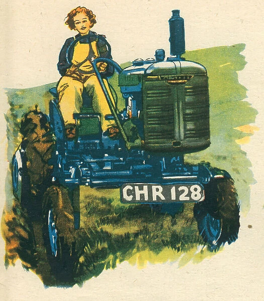 WW2, Women's Land Army Tractor Driver