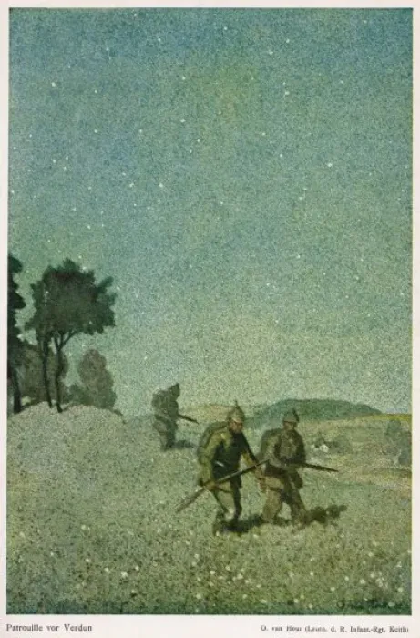 Framed Print : Wwi / 1915 / Verdun Patrol Framed Print : Wwi / 1915 / Verdun Patrol