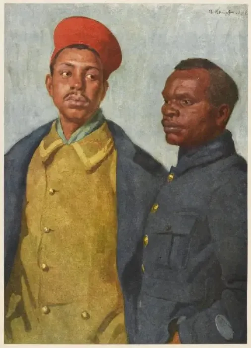 Framed Print : Wwi African Soldiers Framed Print : Wwi African Soldiers