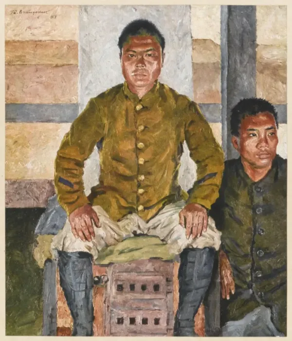 Framed Print : Wwi Annam Soldiers Framed Print : Wwi Annam Soldiers