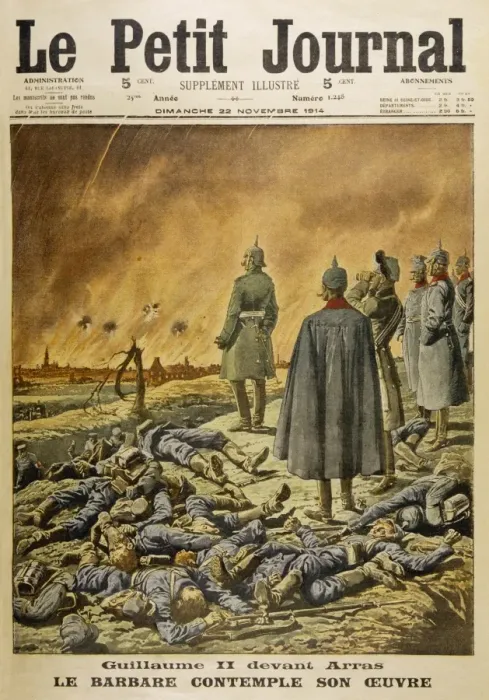 Framed Print : Wwi / Arras / Kaiser / 1914 Framed Print : Wwi / Arras / Kaiser / 1914