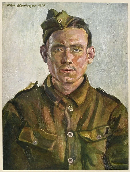 Wwi Aussie Soldier. A white Australian soldier during World War One