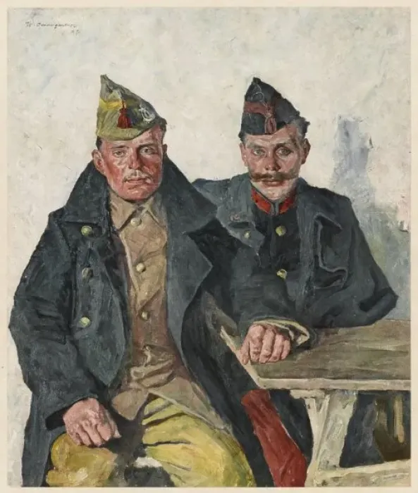 Framed Print : Wwi Belgian Soldiers Framed Print : Wwi Belgian Soldiers