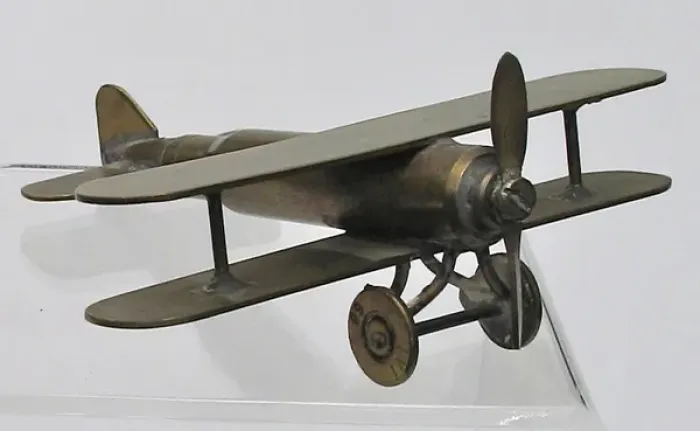 Framed Print : WWI biplane - The fuselage made from a bullet Framed Print : WWI biplane - The fuselage made from a bullet