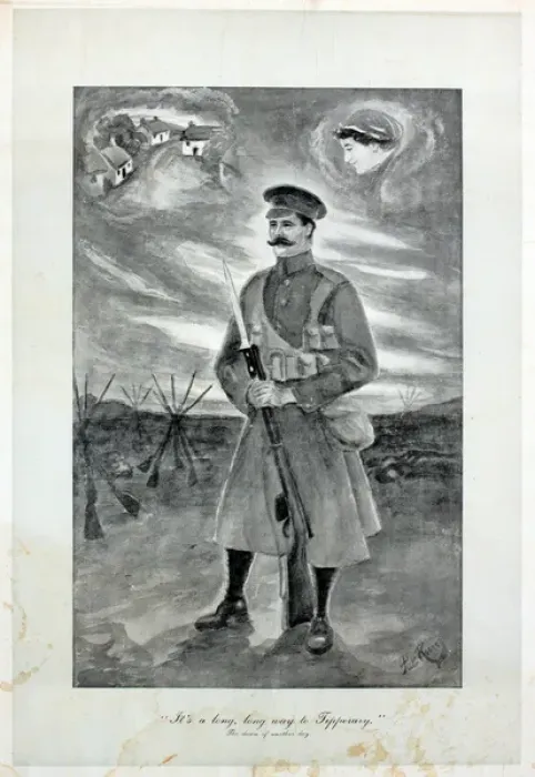 Framed Print : WWI Calendar Framed Print : WWI Calendar
