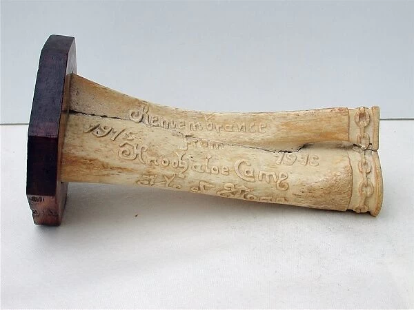 WWI carved bone