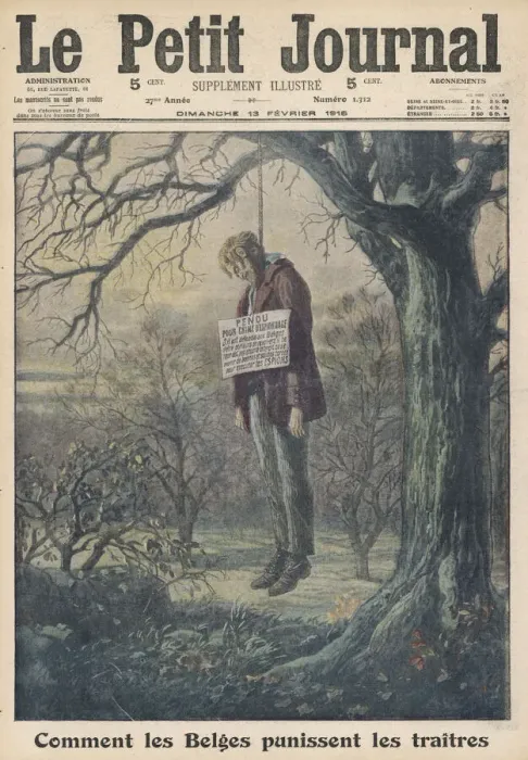 Framed Print : WWI / COLLABORATOR HANGED Framed Print : WWI / COLLABORATOR HANGED