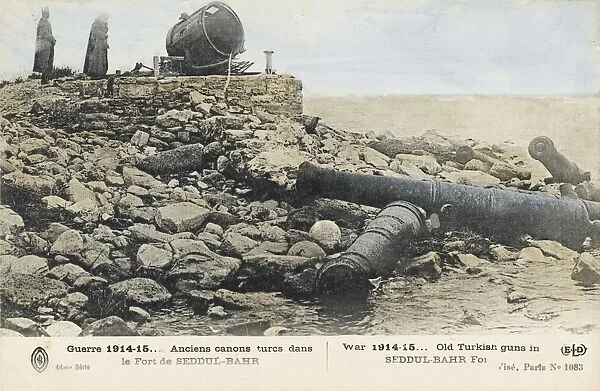 WWI - Dardanelles - Turkish guns