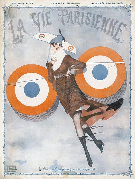 WWI Fashionable French aviation outfit