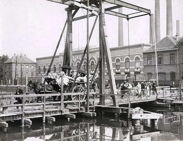 WWI: fleeing refugees Willebroek, Antwerp, Belgium