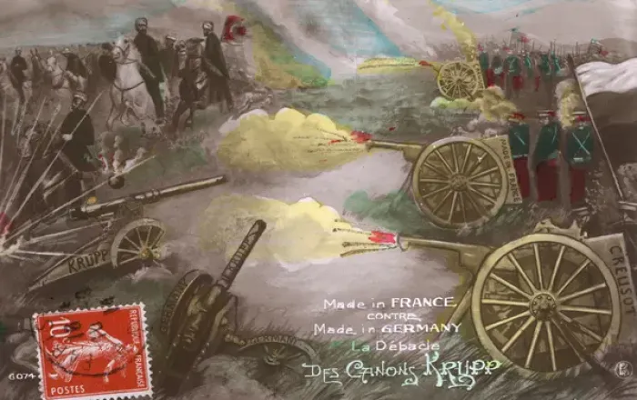 Framed Print : WWI - French drive the Prussians back into the Marne Framed Print : WWI - French drive the Prussians back into the Marne