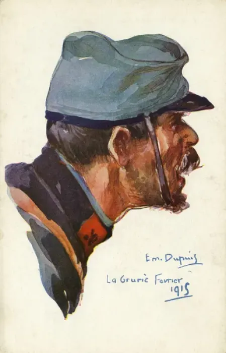 Framed Print : WWI - French Infantryman Framed Print : WWI - French Infantryman