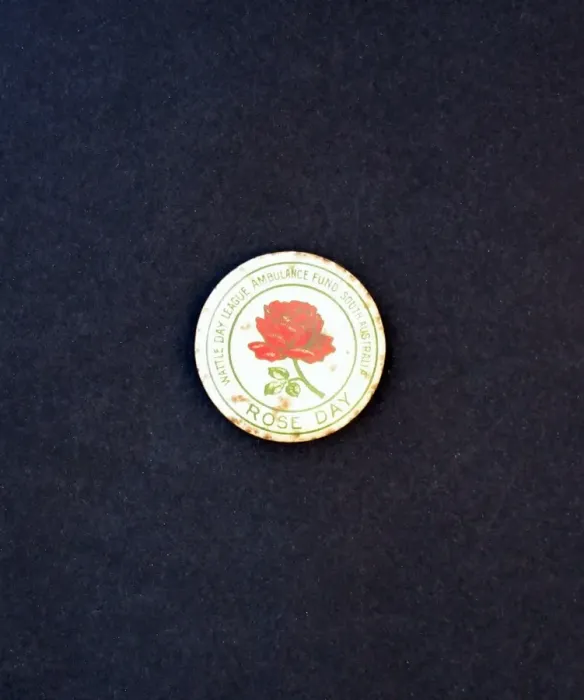Framed Print : WWI Fund Raising badge - Rose Day Framed Print : WWI Fund Raising badge - Rose Day