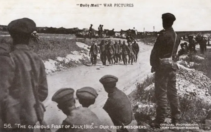 Framed Print : WWI - Great Advance - German Prisoners Framed Print : WWI - Great Advance - German Prisoners