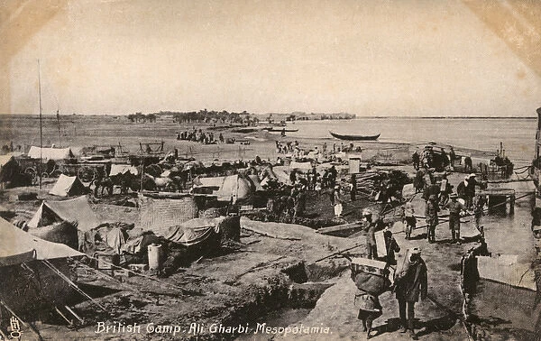 WWI - Iraq - Mesopotamian Front - British Camp - Ali Gharbi