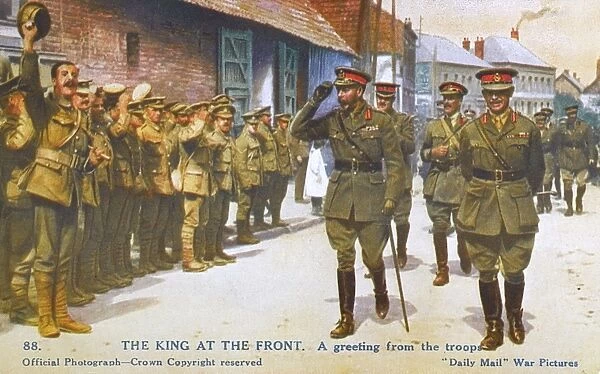 WWI - King George receives a greeting from the troops