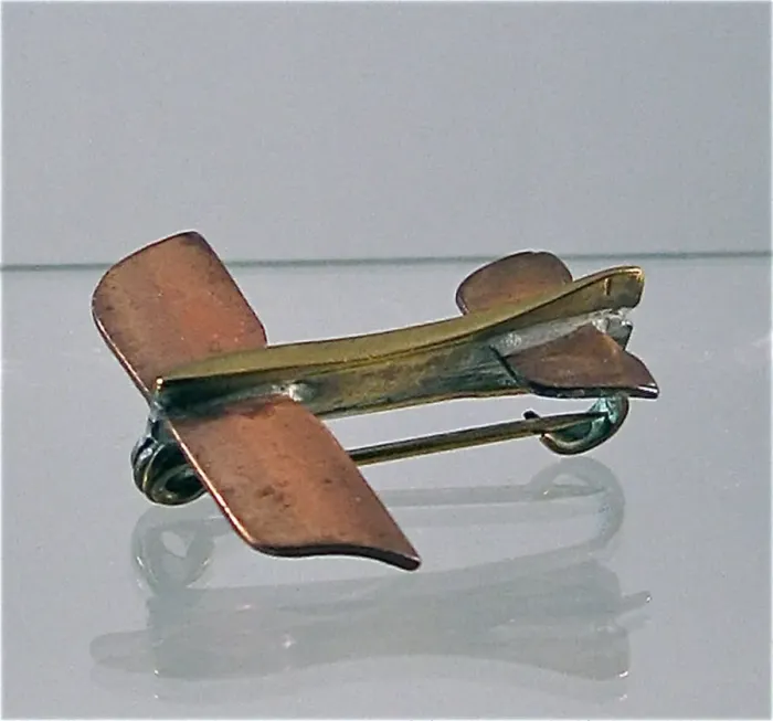 Framed Print : WWI monoplane brooch Framed Print : WWI monoplane brooch