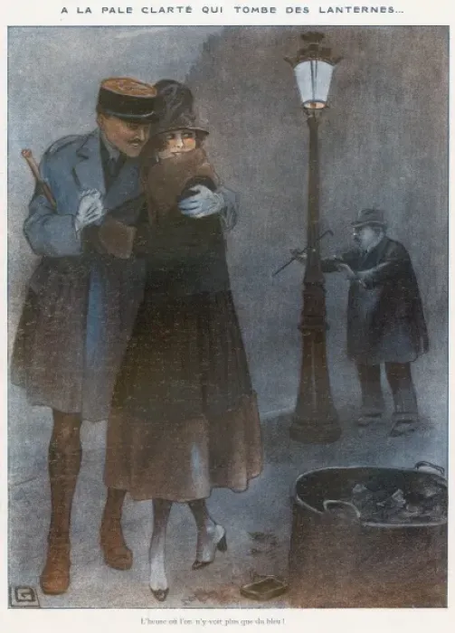 Framed Print : Wwi  /  Paris Blackout