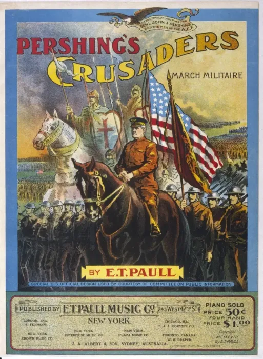 Framed Print : Wwi  /  Pershings Crusaders