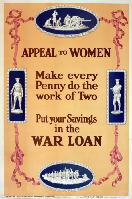 Framed Print : WWI Poster, Appeal to Women Framed Print : WWI Poster, Appeal to Women