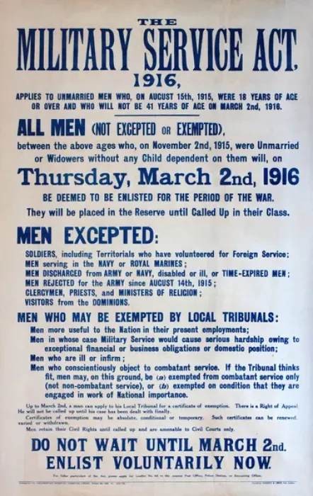 Framed Print : WWI Poster, Military Service Act 1916 Framed Print : WWI Poster, Military Service Act 1916