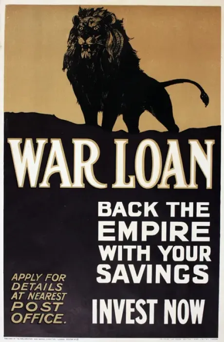 Framed Print : WWI Poster, War Loan Framed Print : WWI Poster, War Loan