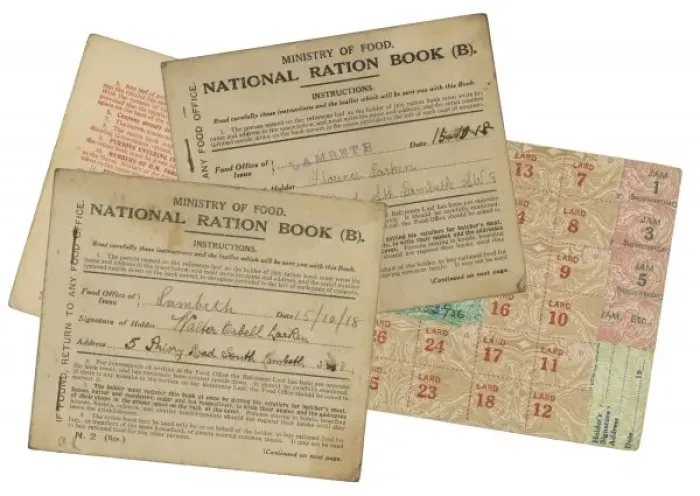 Framed Print : Wwi / Ration Books Framed Print : Wwi / Ration Books