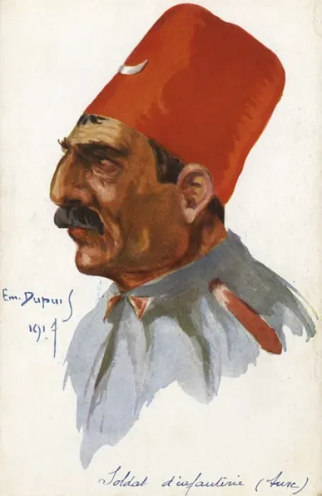Framed Print : WWI - Turkish Infantryman Framed Print : WWI - Turkish Infantryman