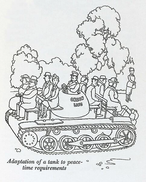 WWII adaption: tank-bus  /  W H Robinson